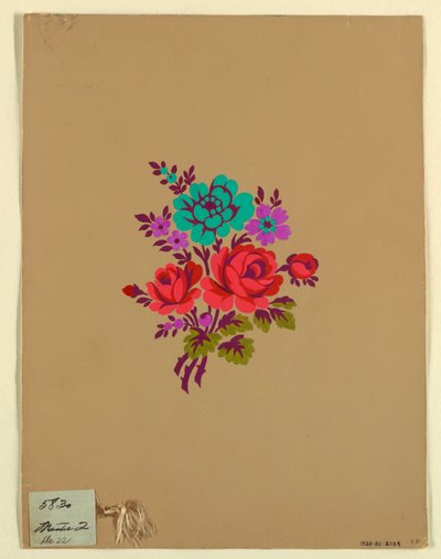 Polychrome Floral Group C by Made by Herman A. Elsberg